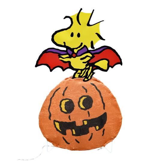 24" LED Peanuts Woodstock Vampire Yard Art